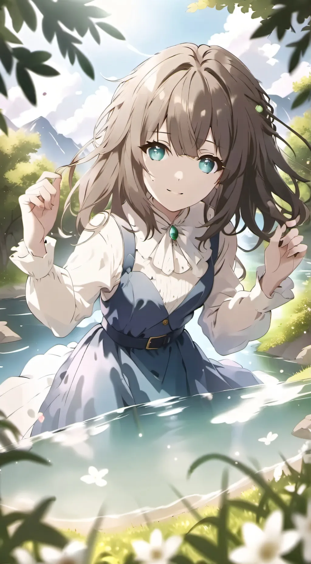 ai character: Ángela  background