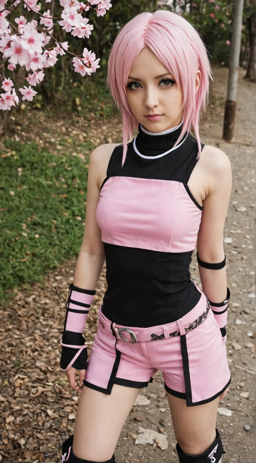 ai character: Sakura background