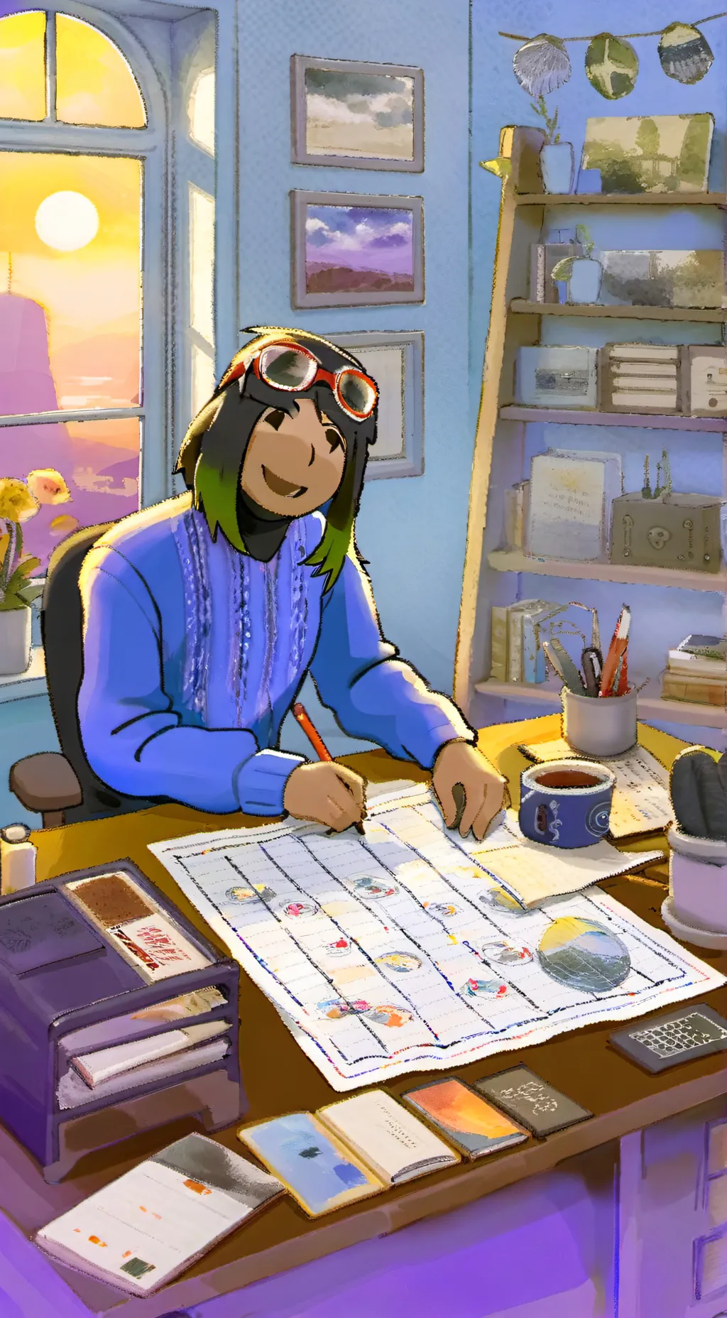 ai character: anna background