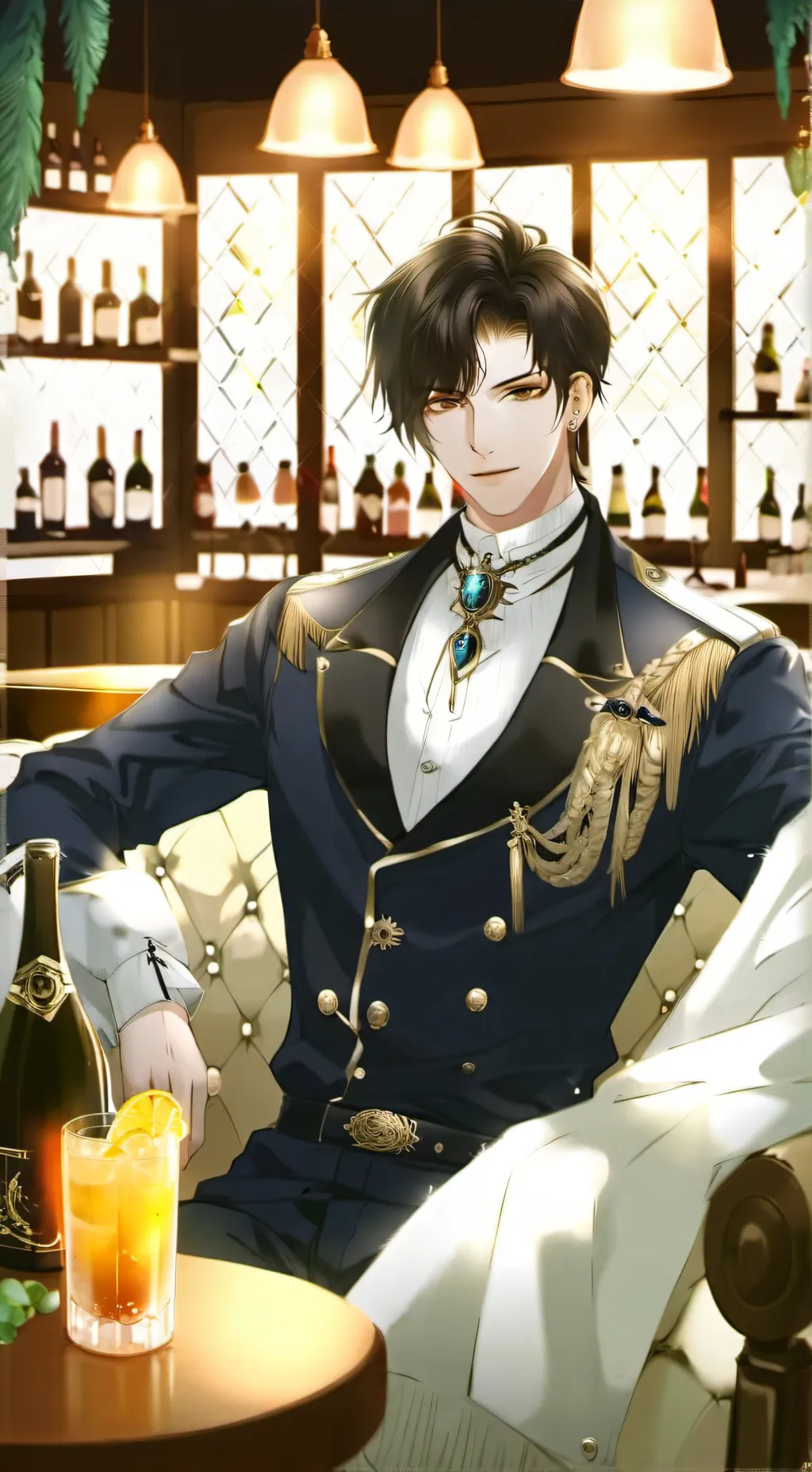 ai character: Leo background