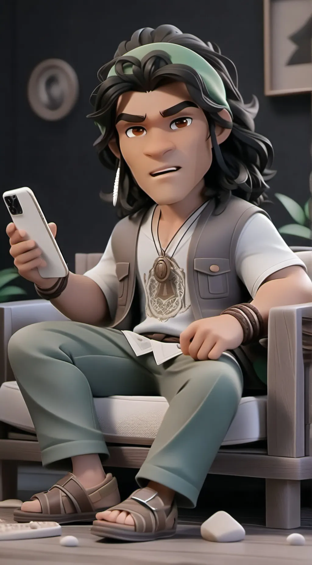 ai character: Felipe Titian  background