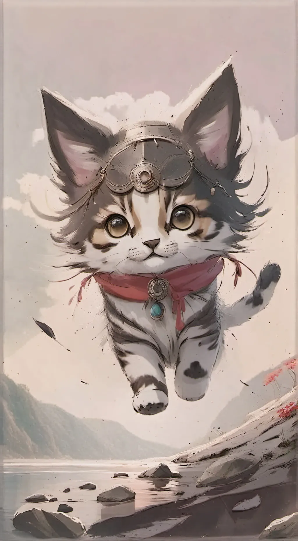 ai character: Mimi la Gatita background