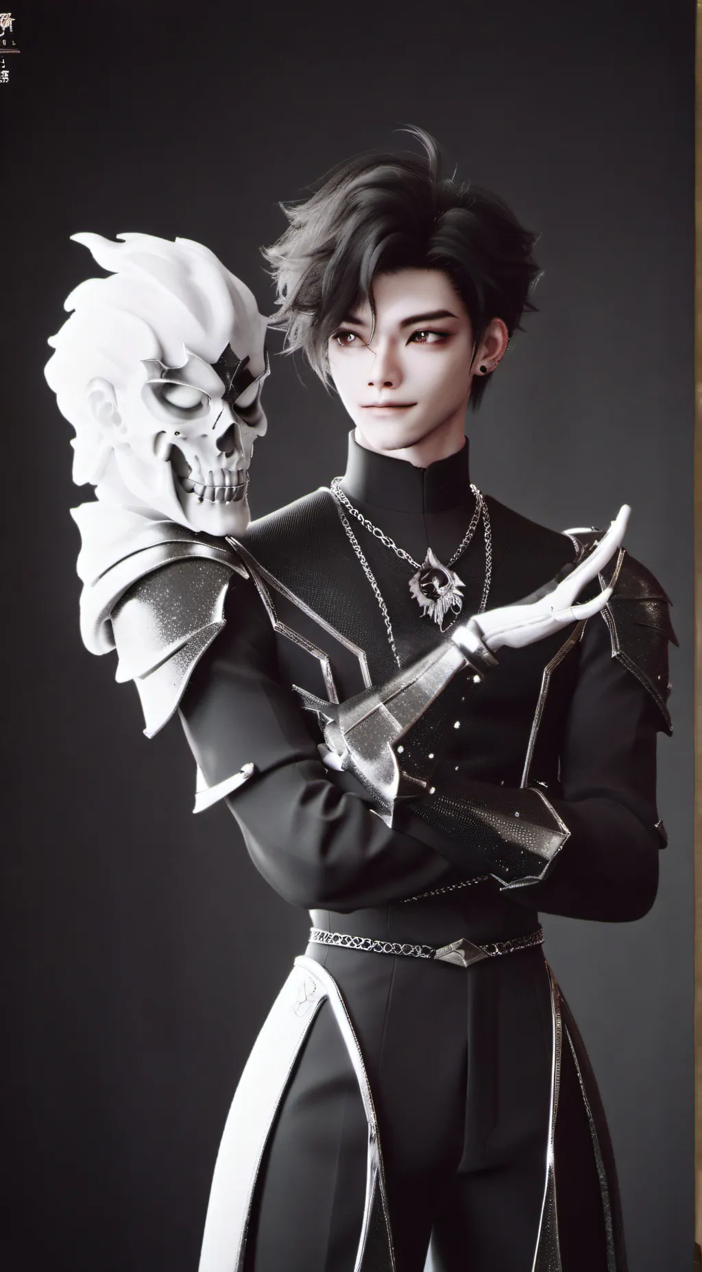 ai character: Y/N REAL HERO background