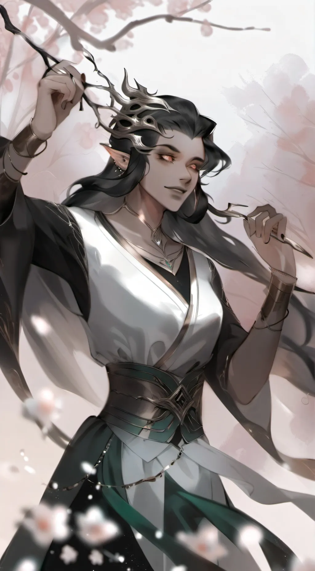 ai character: Immortal Amelia  background