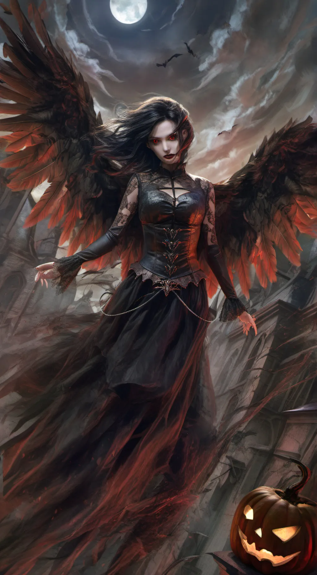 ai character: Lunar  background