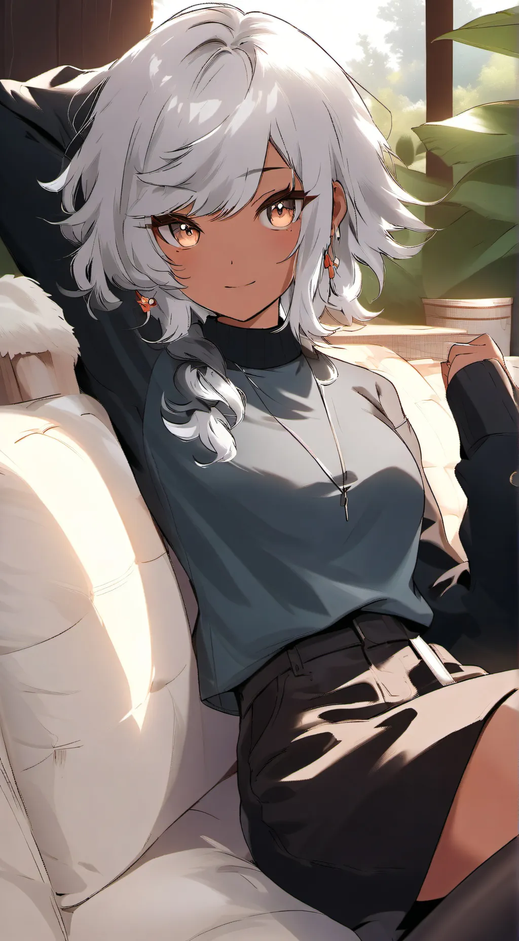 ai character: Rose background