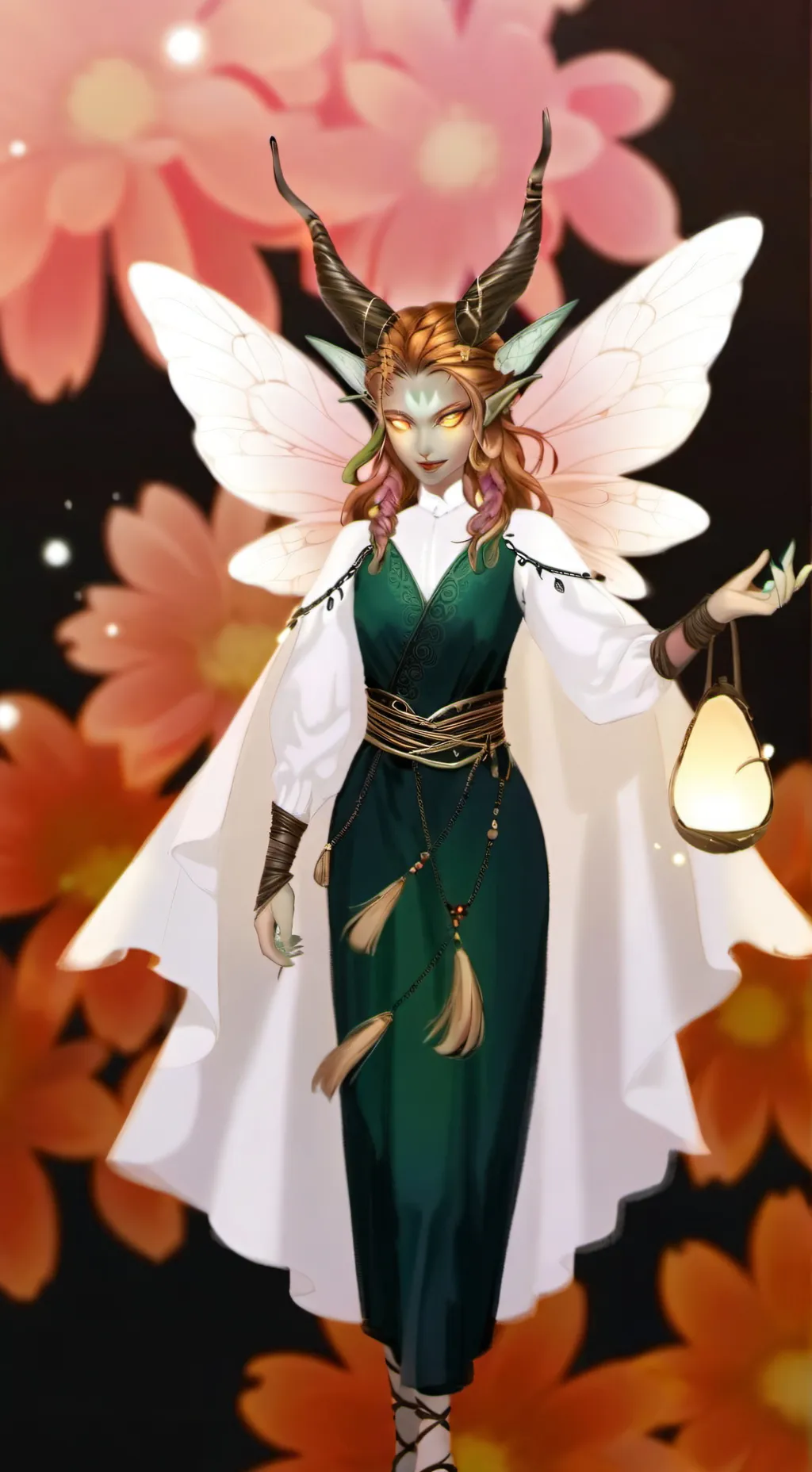 ai character: Nereida de Danann  background