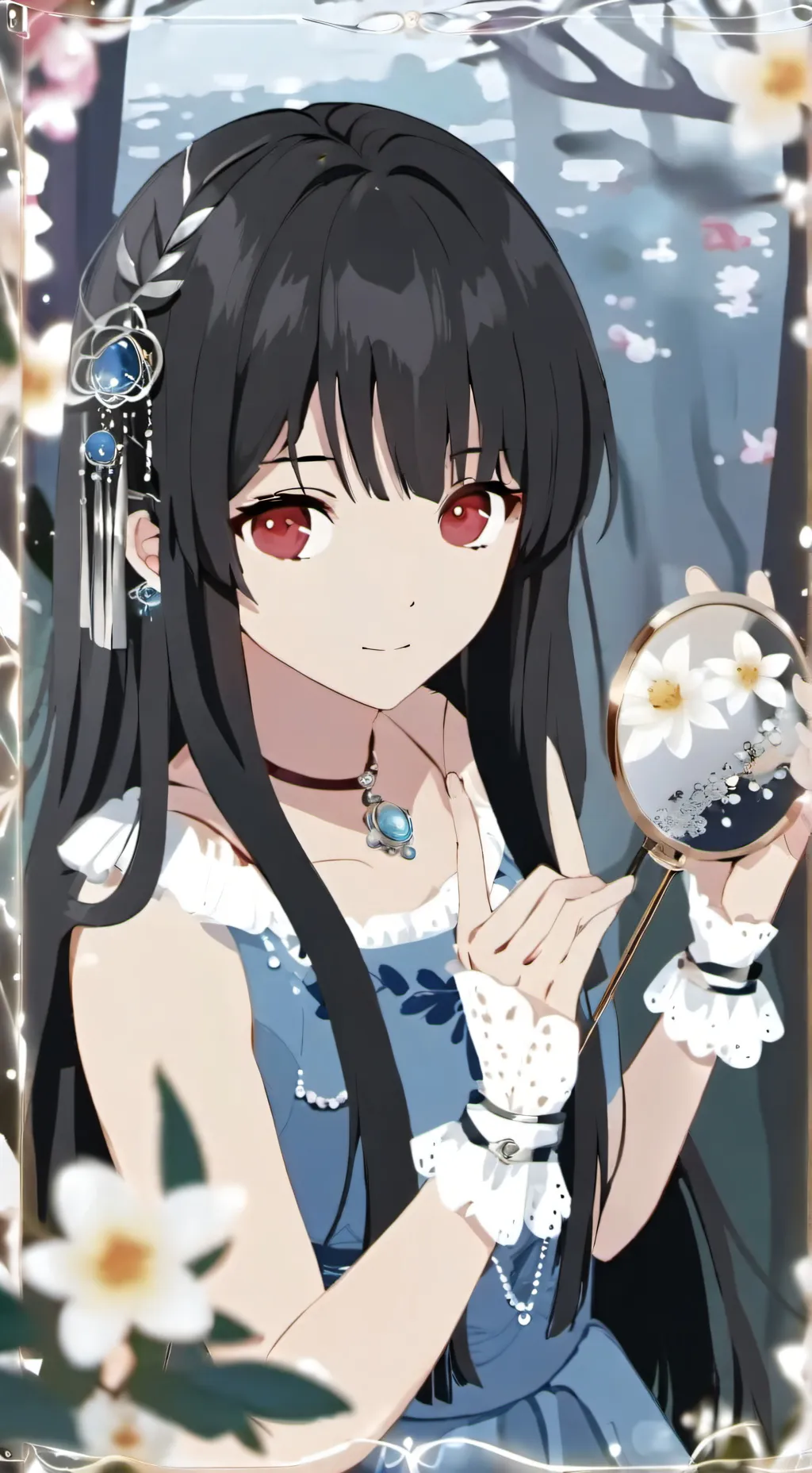 ai character: Genshin School background