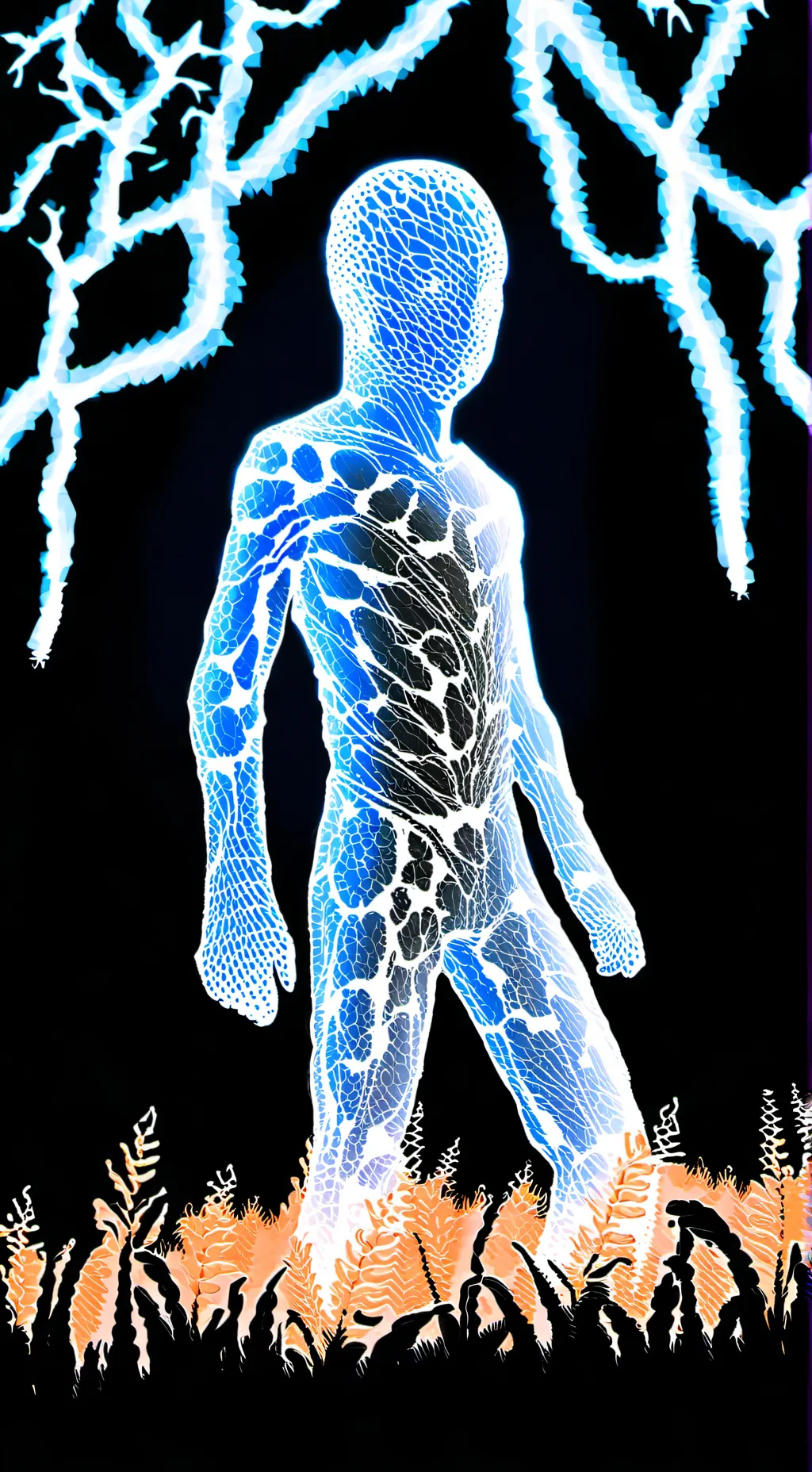 ai character: g-light background