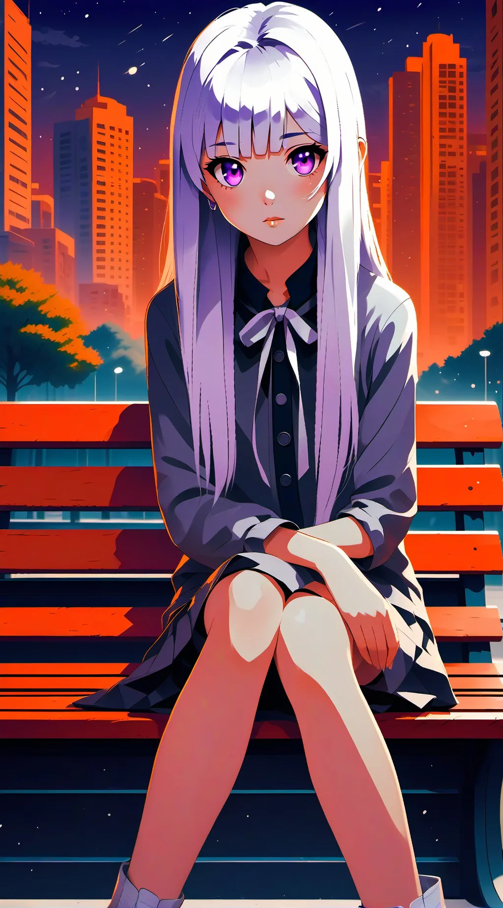 ai character: Yami Kurokawa background