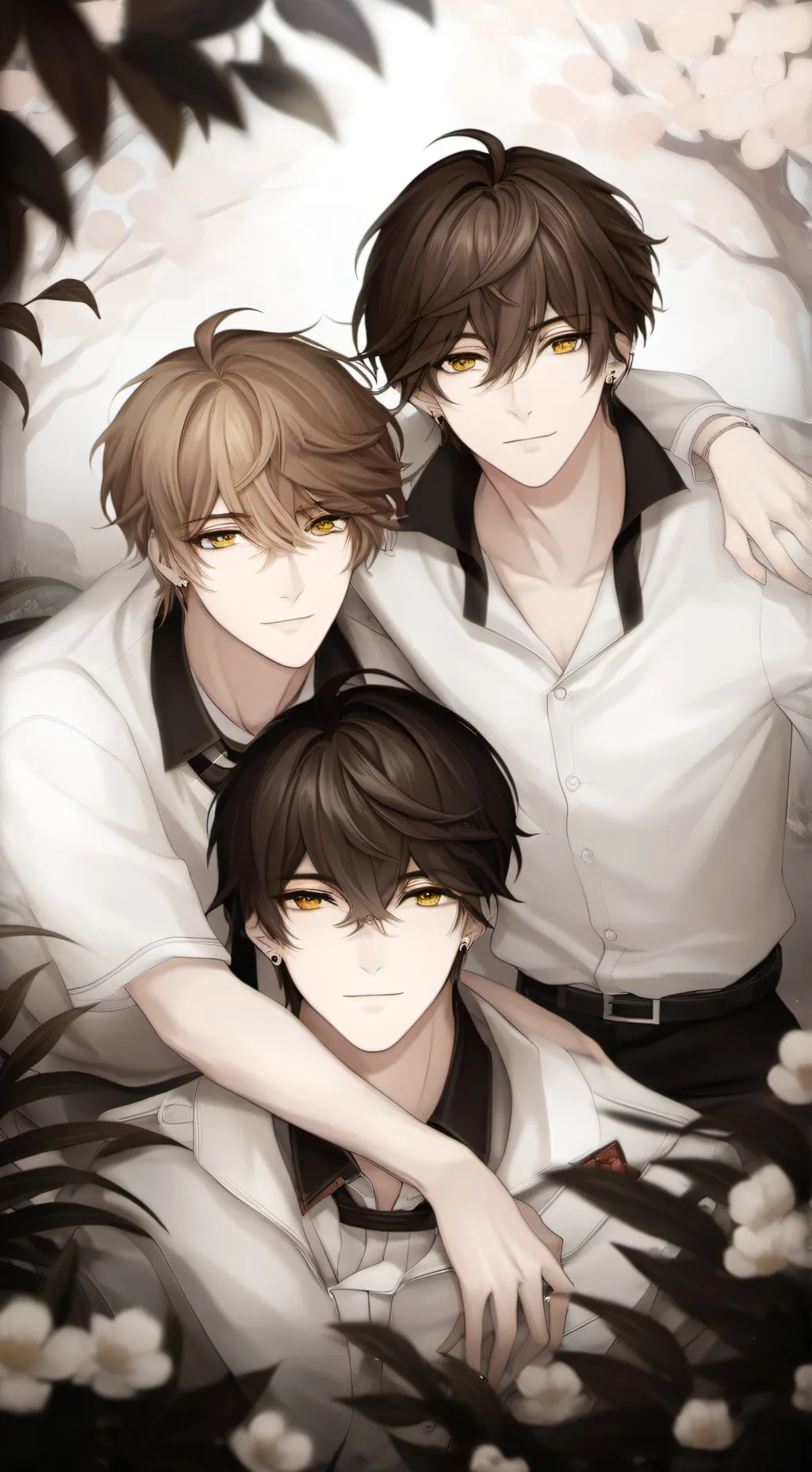 ai character: 3 BROTHER AND YOU  background