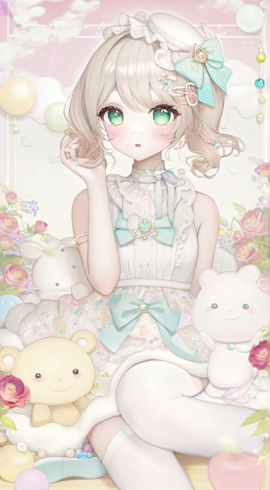ai character: 🎀🧸SOPHIA~•🎀🎀🧸🎀❗🙈❤ background