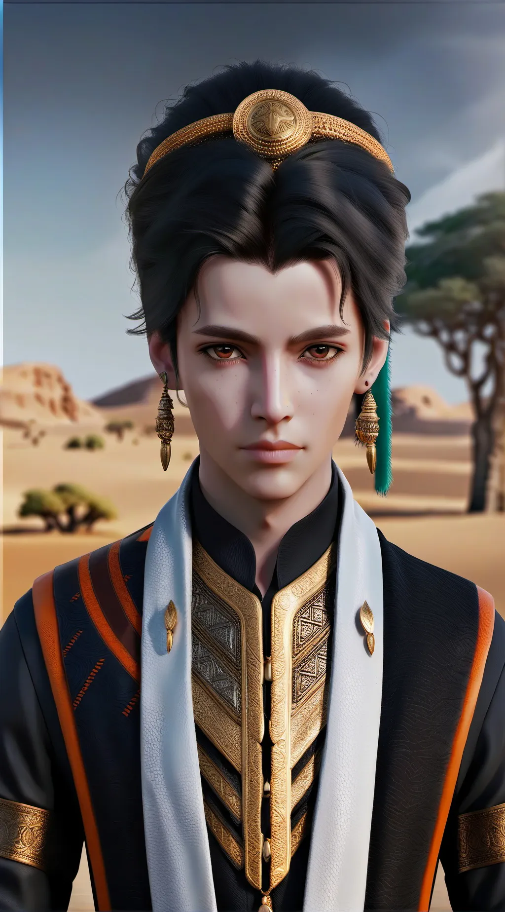 ai character: de Nile famliy  background