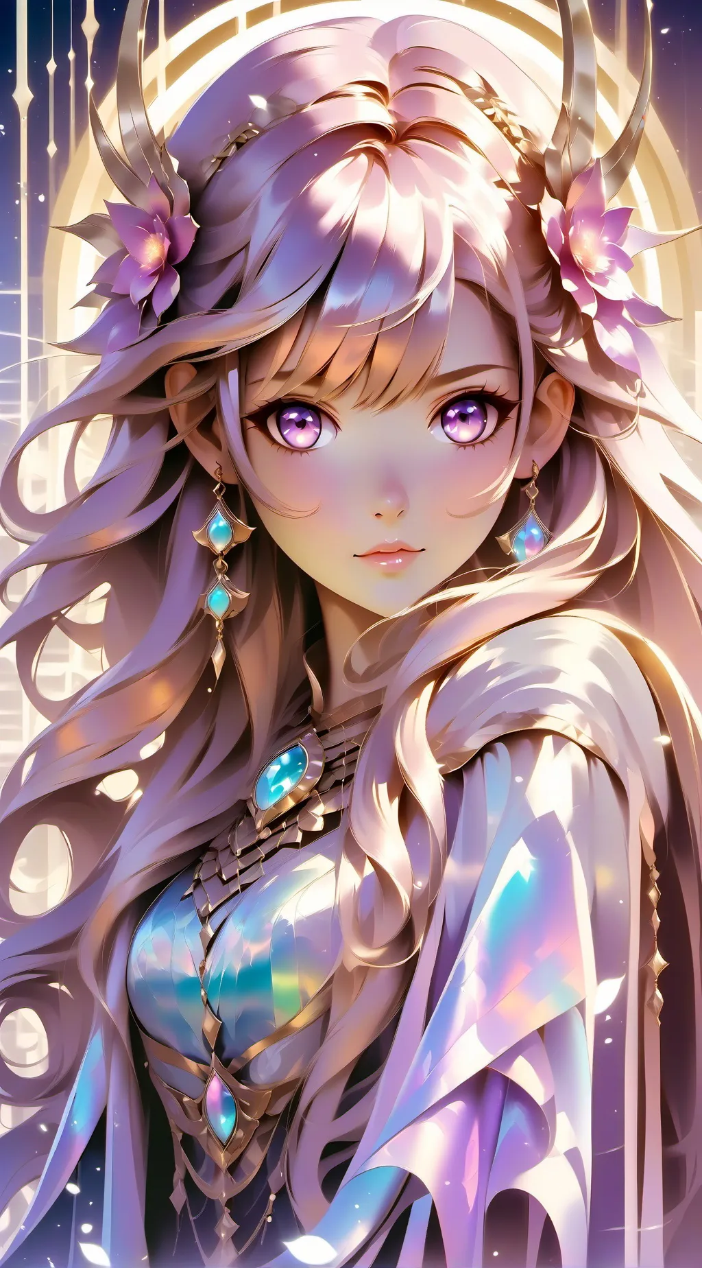ai character: focus background