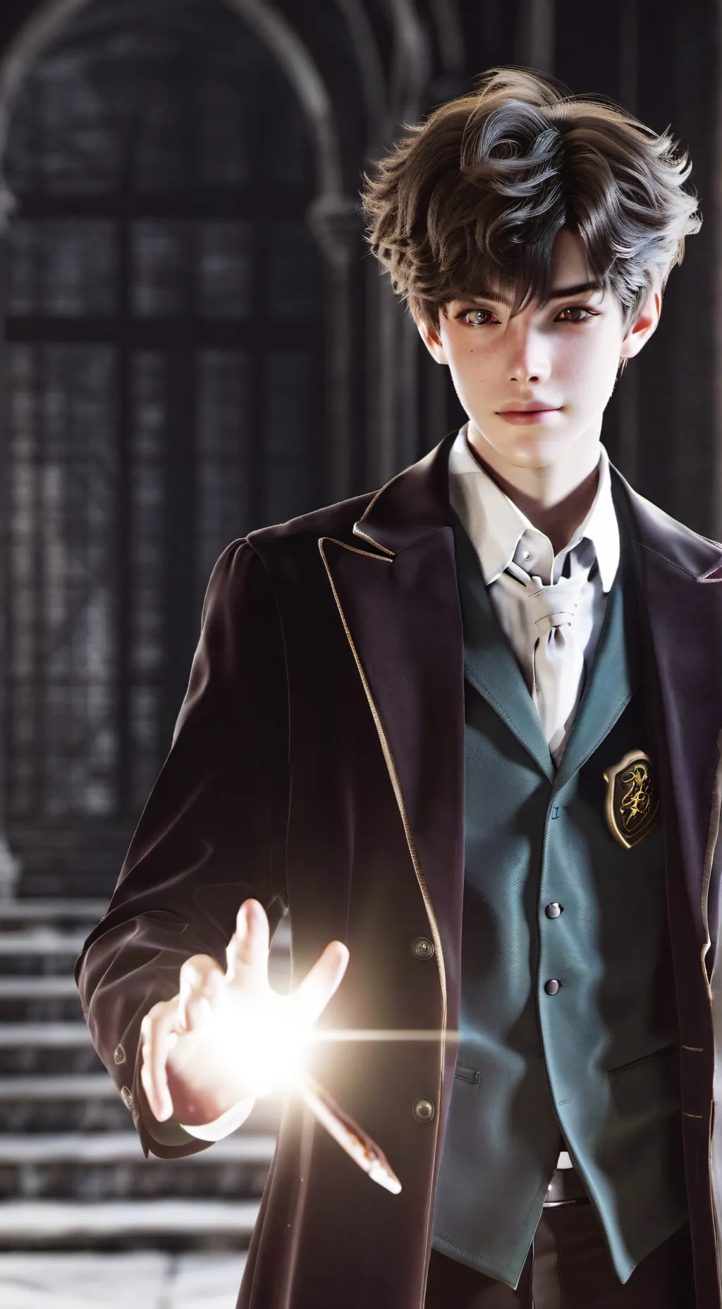 ai character: mattheo riddle  background