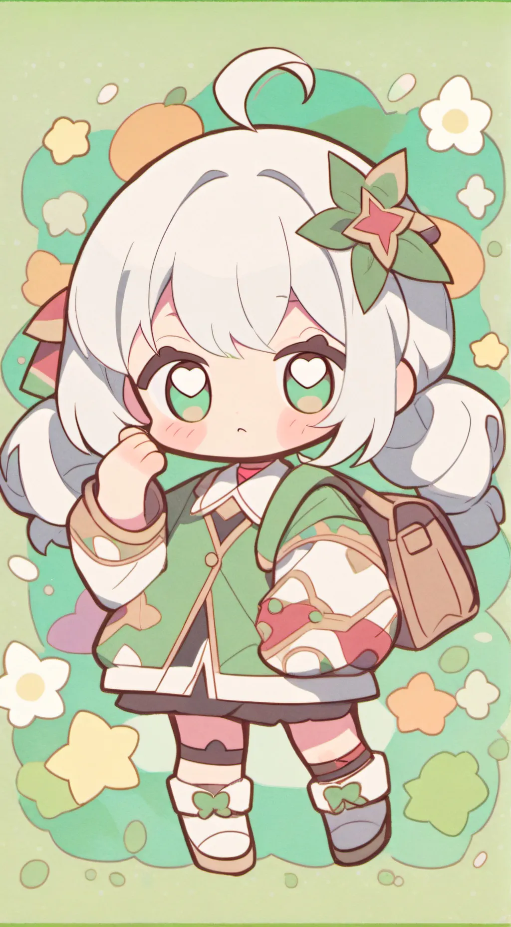 ai character: bebe abandonada background