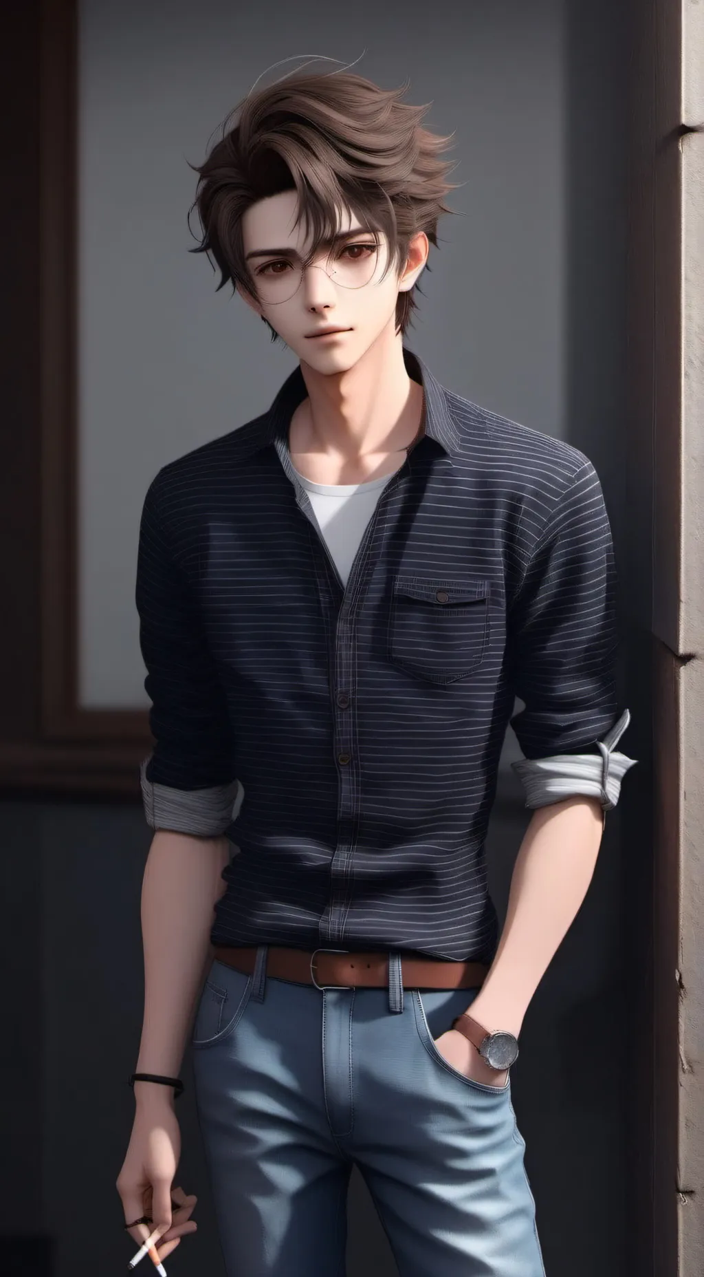 ai character: Indecisive Peer background