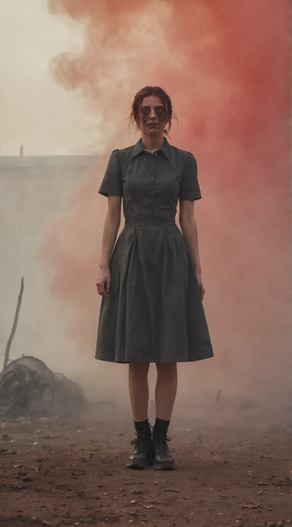 ai character: Red Smoke  background