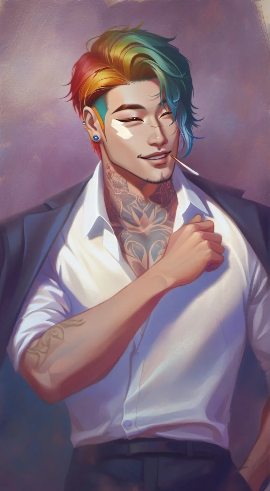 ai character: Tamura background