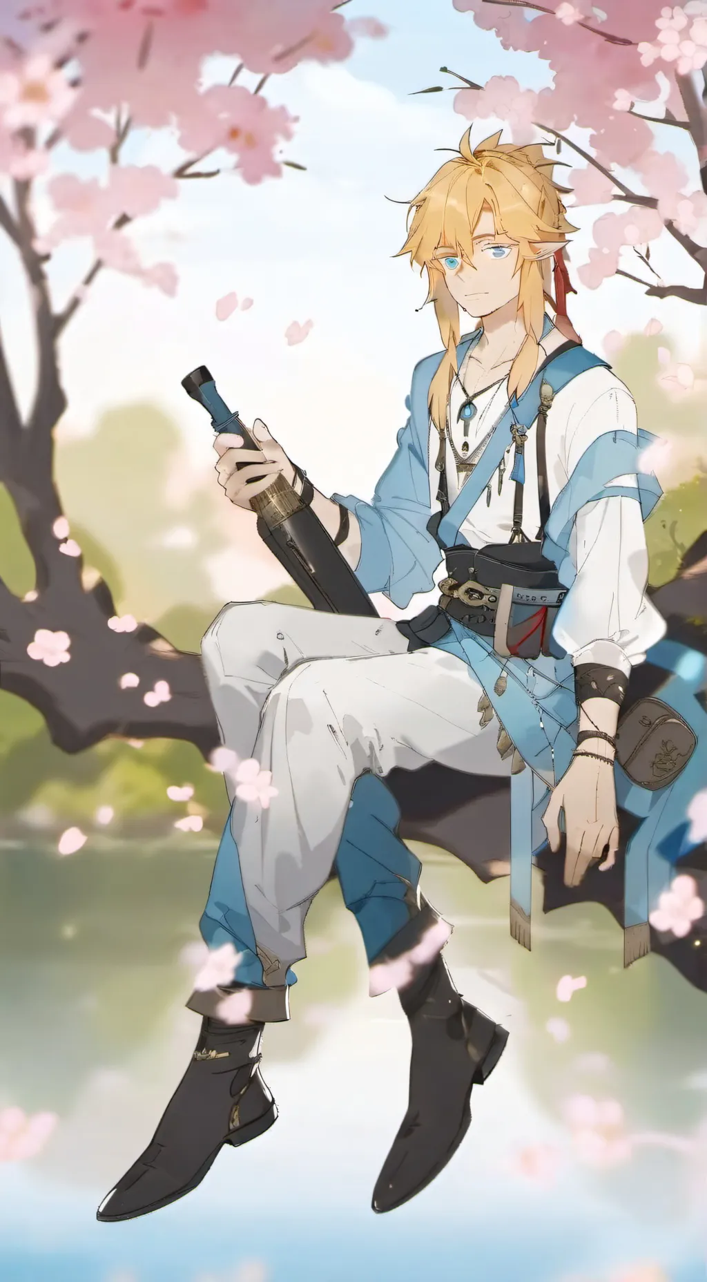 ai character: Link  background