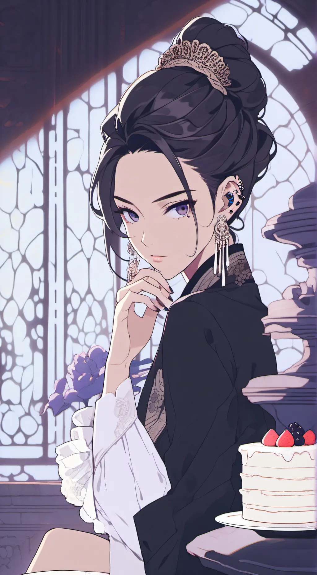 ai character: The Edible Sculpture Enthusiast background