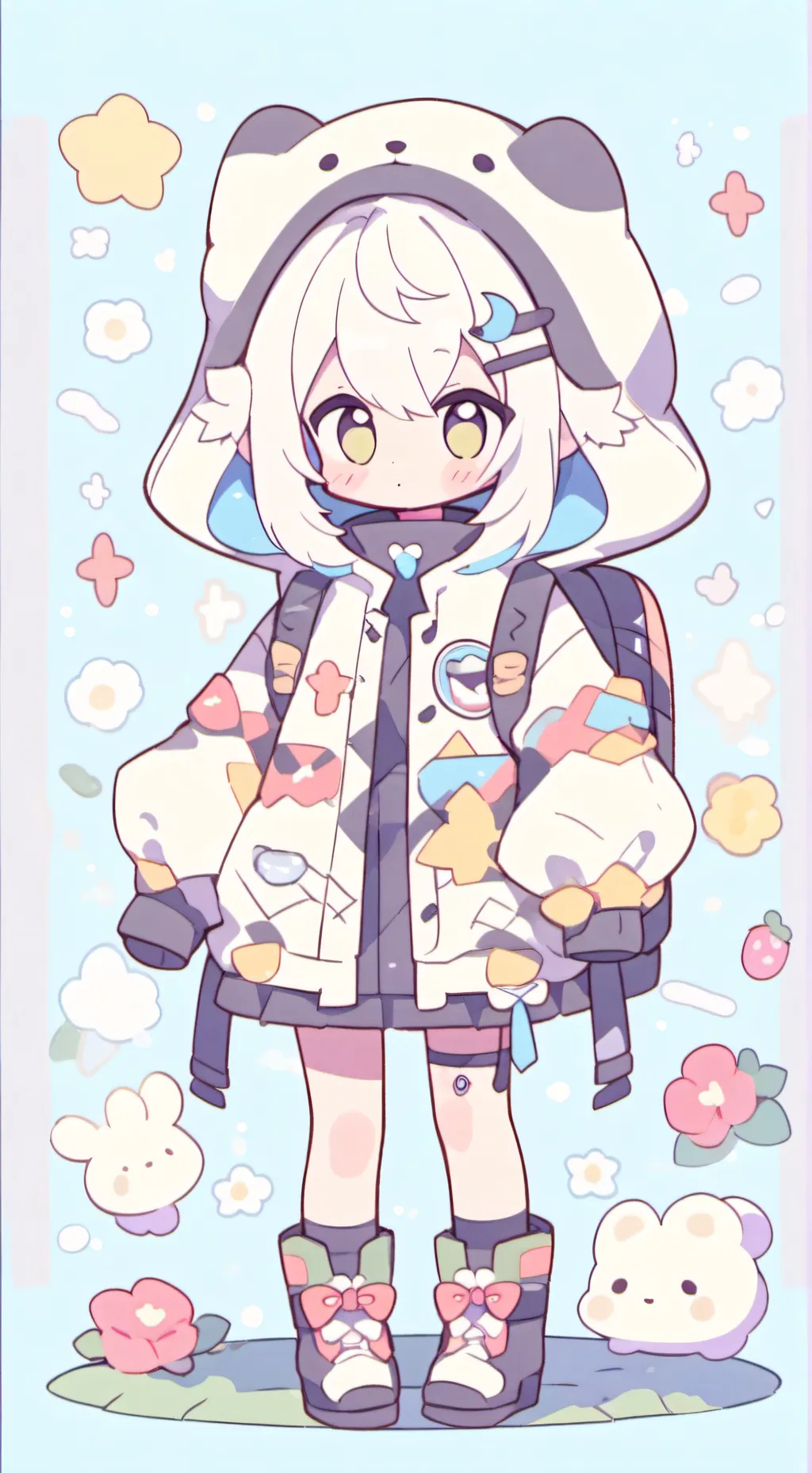 ai character: criadora carente  background