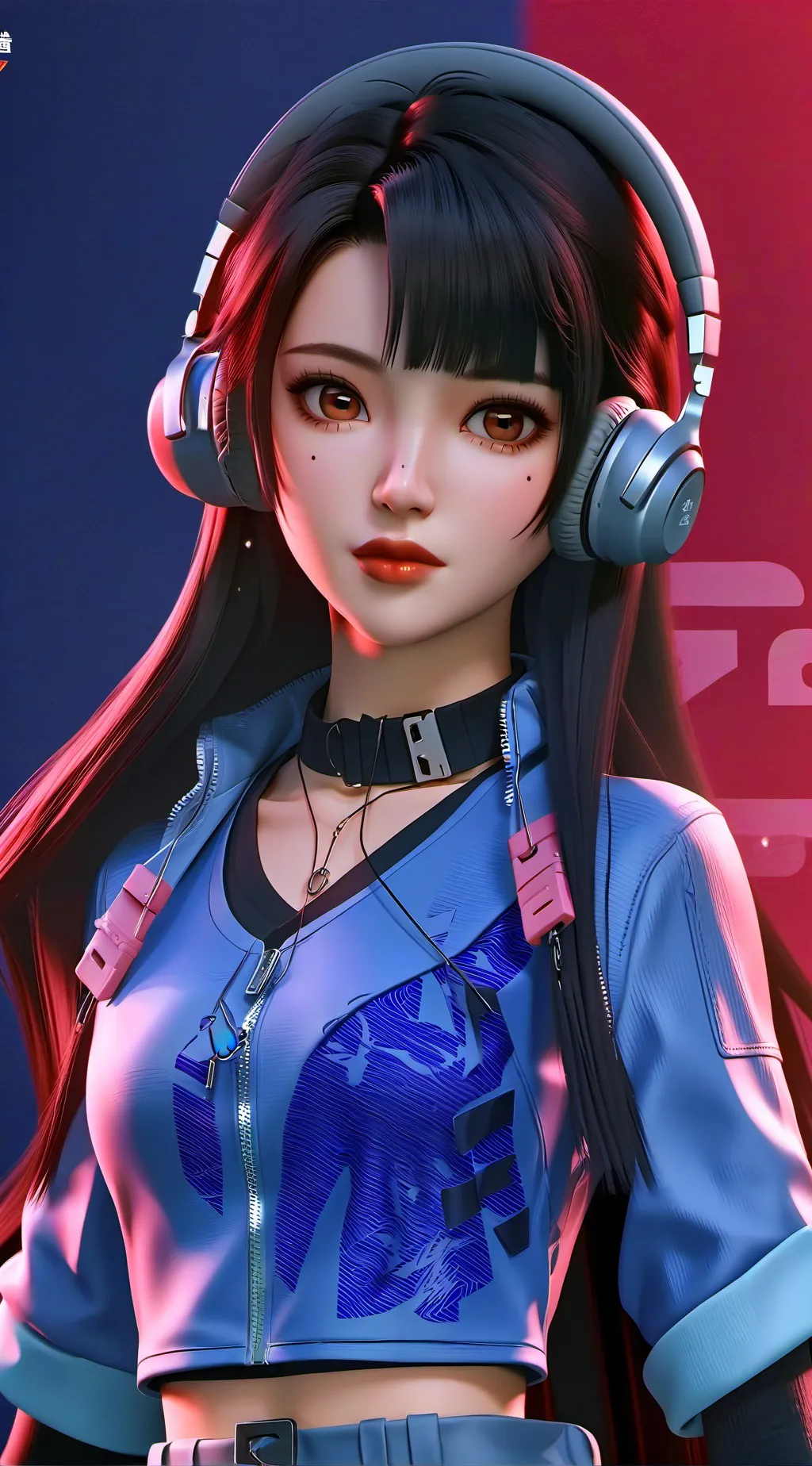 ai character: Kiki  background