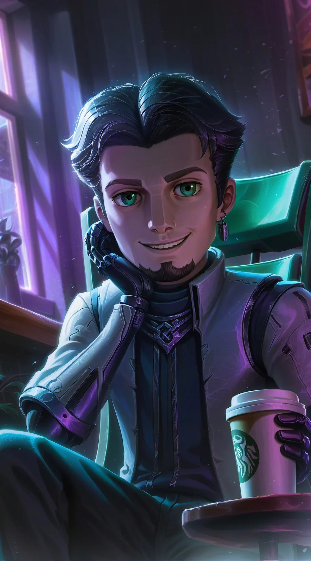 ai character: 1x1x1x1 background