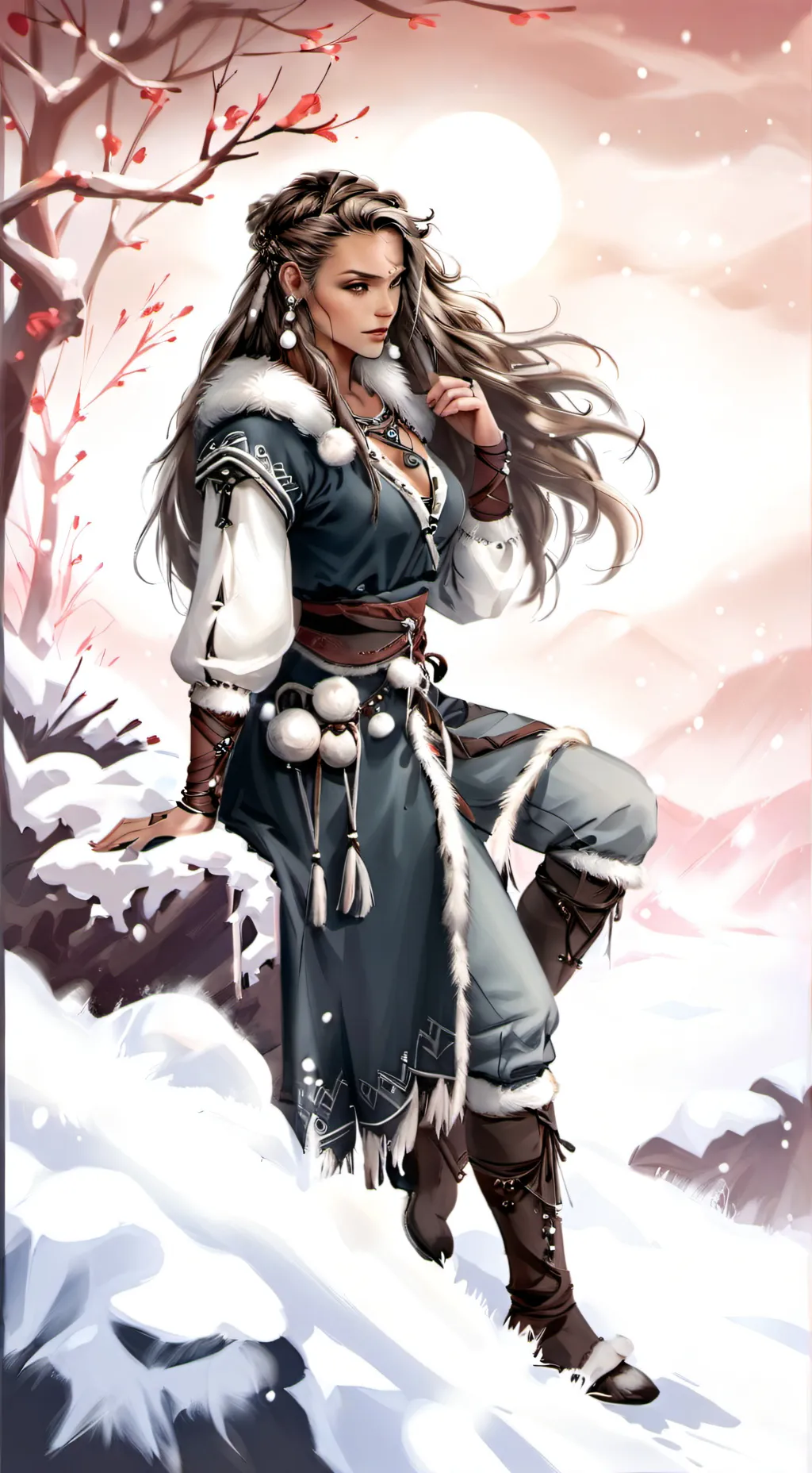 ai character: Ylva background