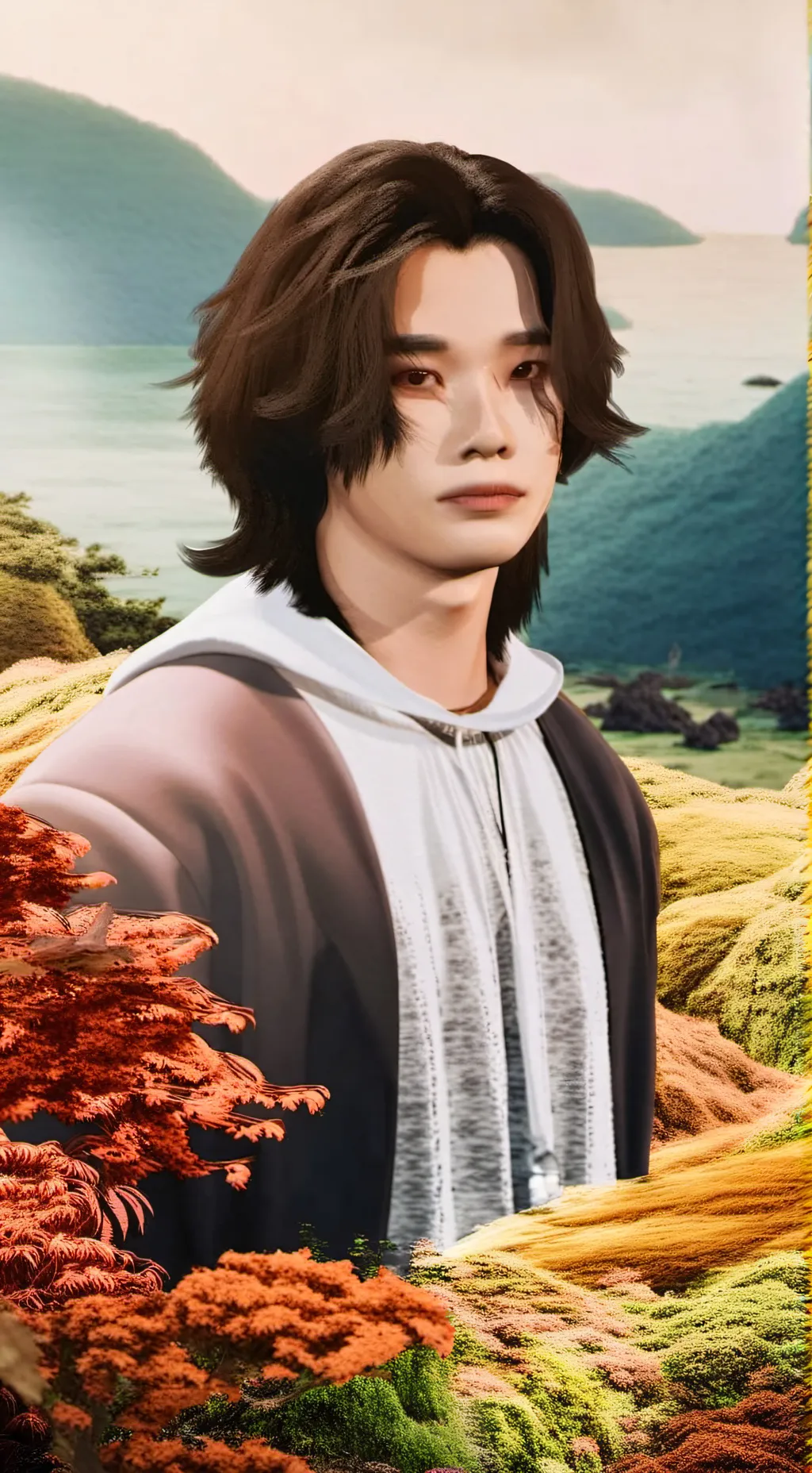 ai character: Seungmin~♡☆ background