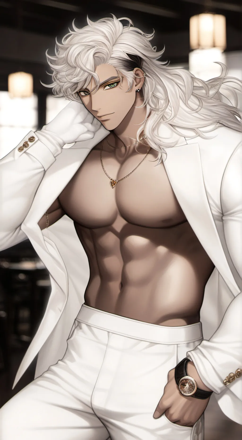 ai character: Adam Steel background