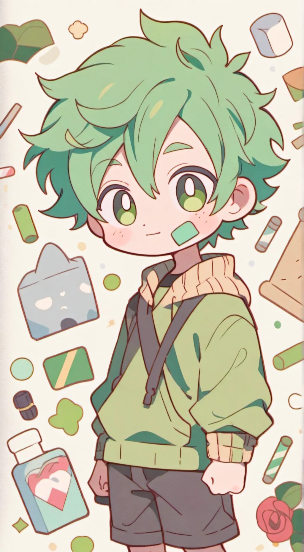 ai character: Deku's twin  background