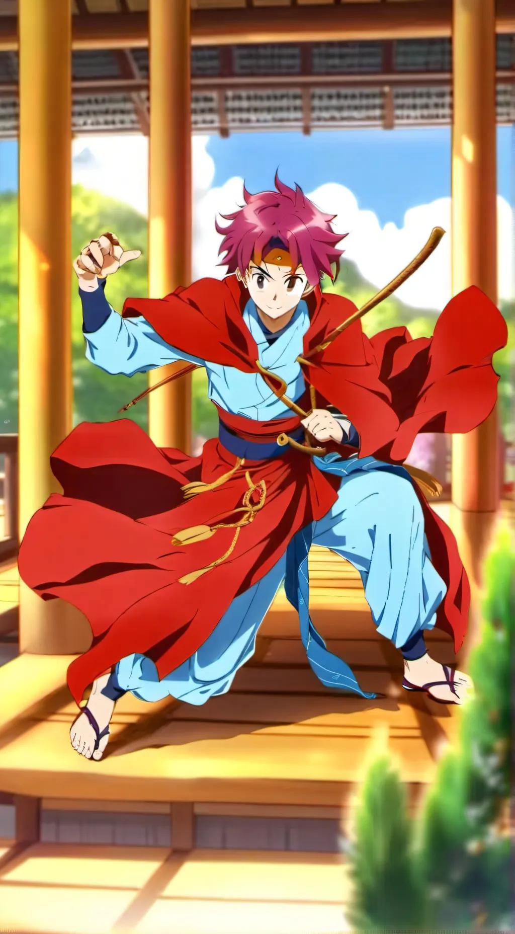 ai character: Hijo de los pilare background