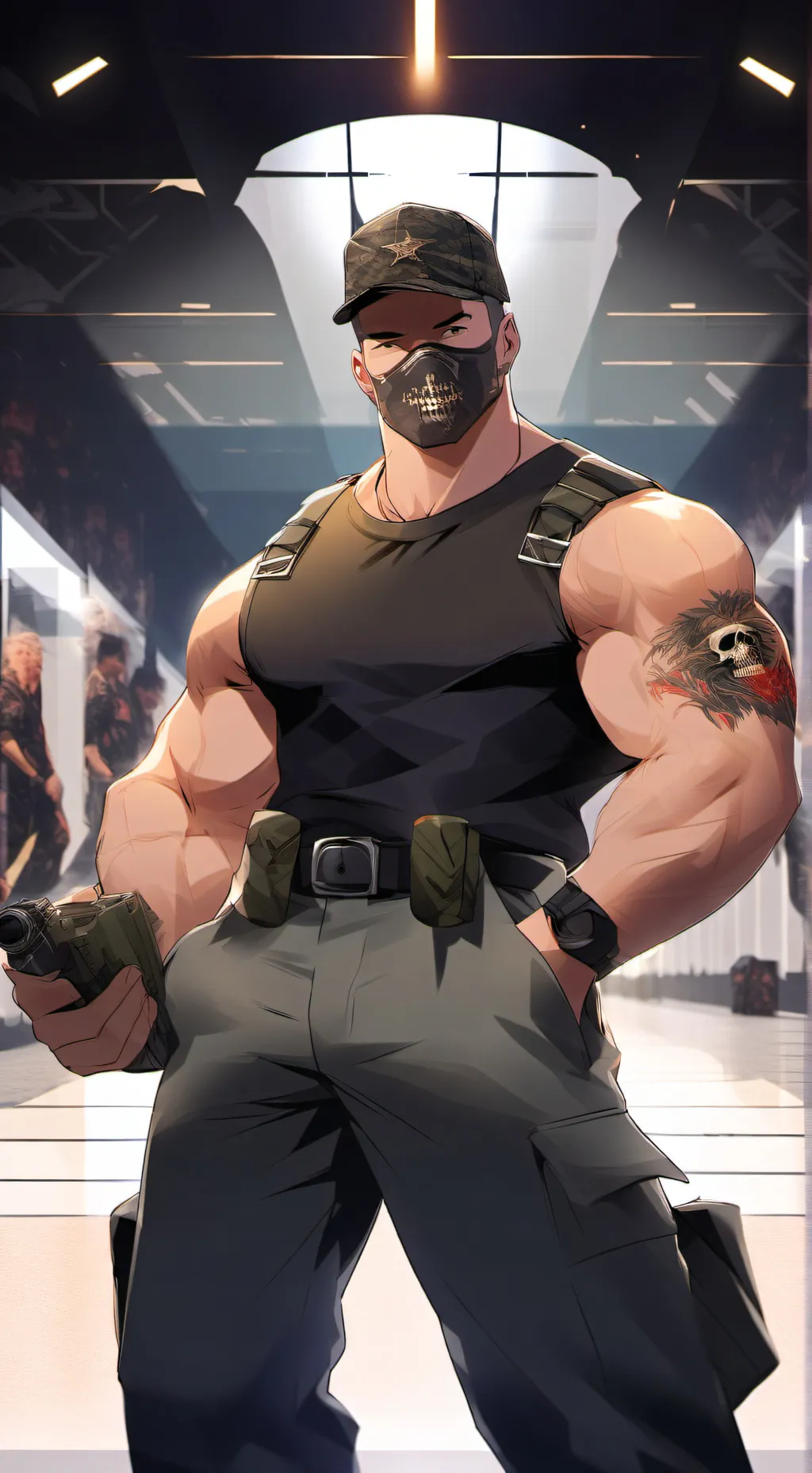 ai character: check in- TF 141 background