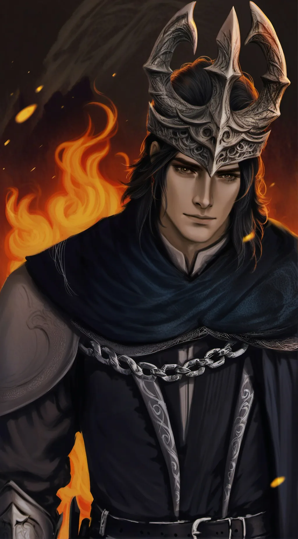 ai character: Izac😈👹 background