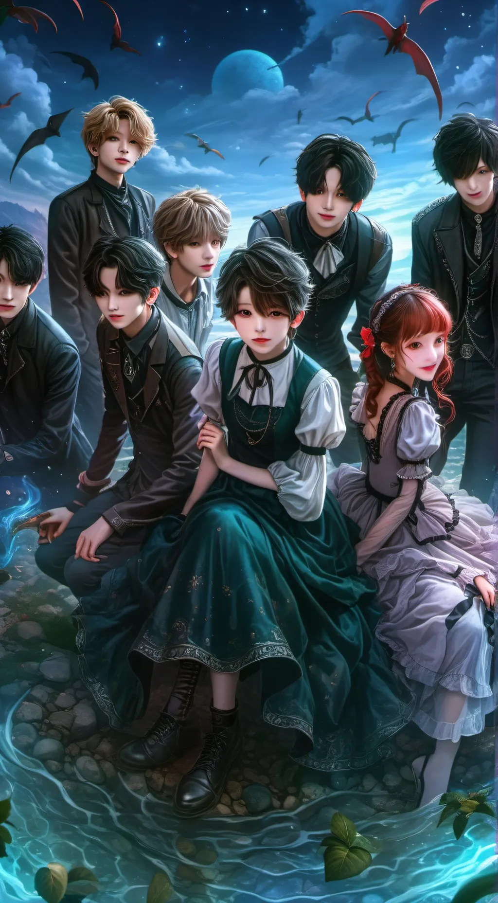 ai character: Stray Kids background