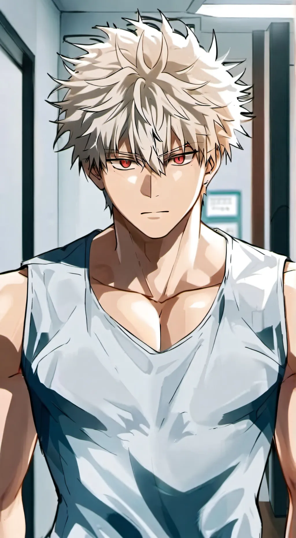 ai character: Katsuki Bakugo background