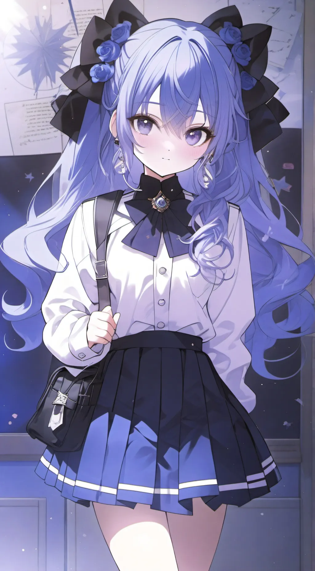 ai character: Coraline  background