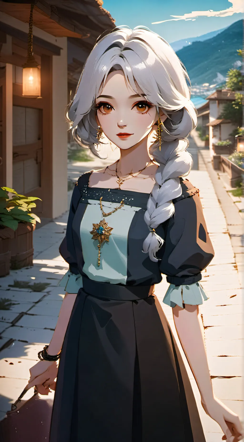 ai character: lissa  background