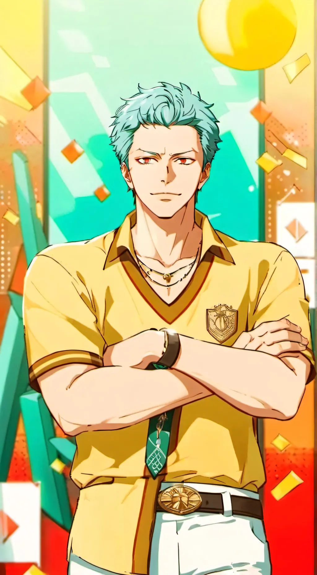 ai character: Zoro background