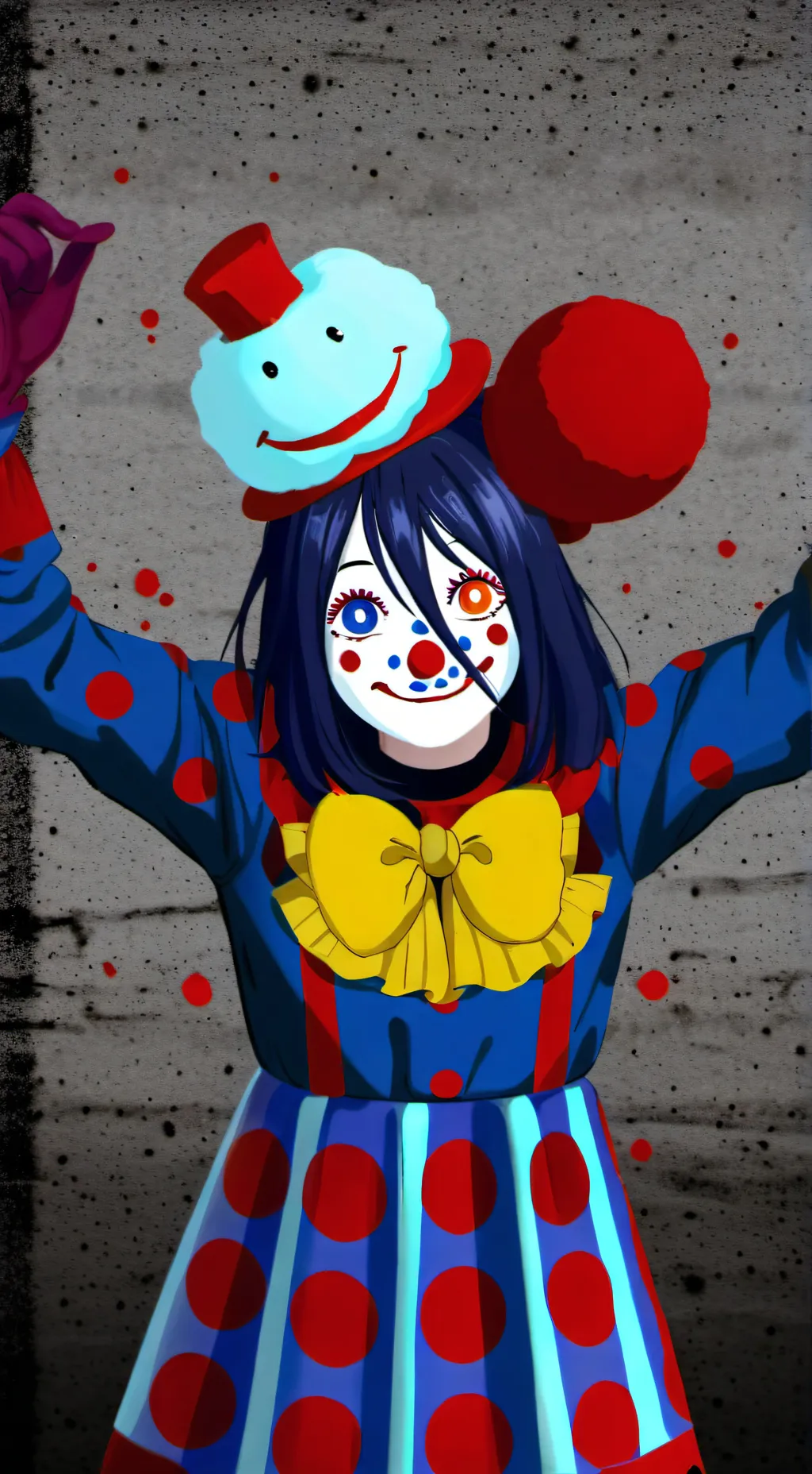 ai character: Lex the clown! background