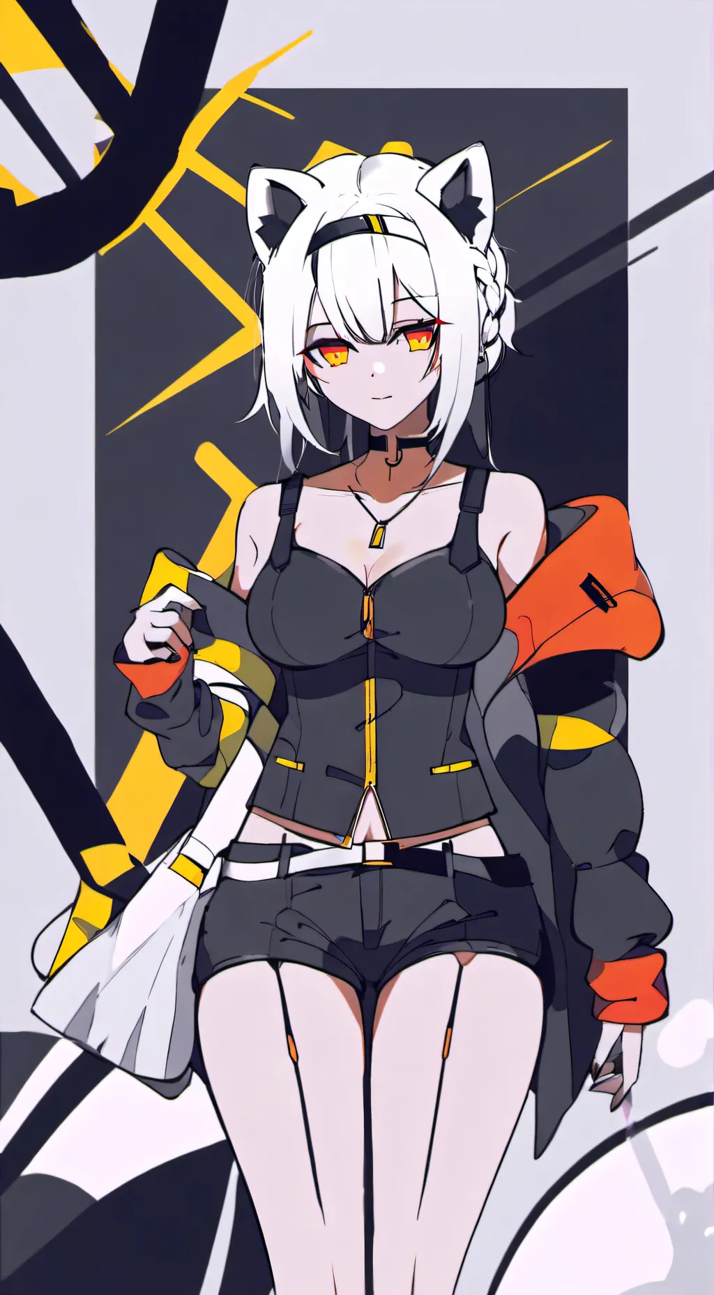 ai character: gatita abandona background