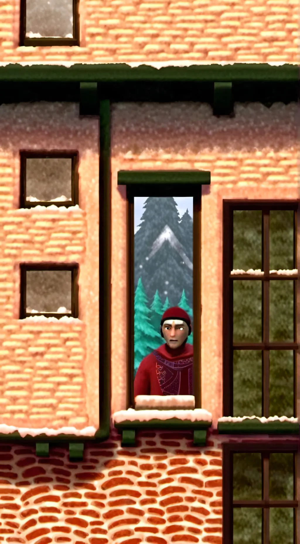 ai character: ❄️Dw accident!⚠️ background