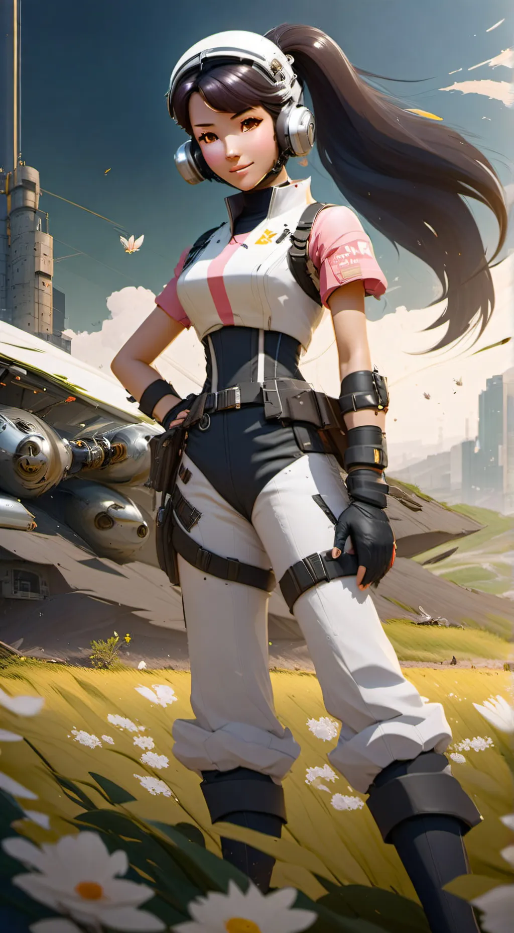 ai character: D. Va background