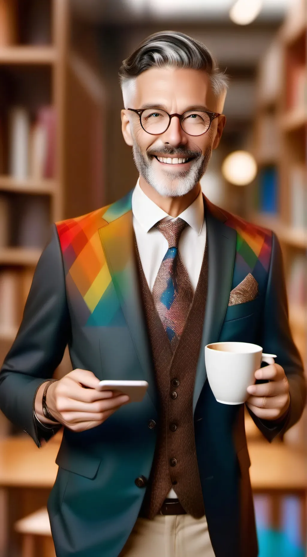ai character: Dr. Prof. Meme background