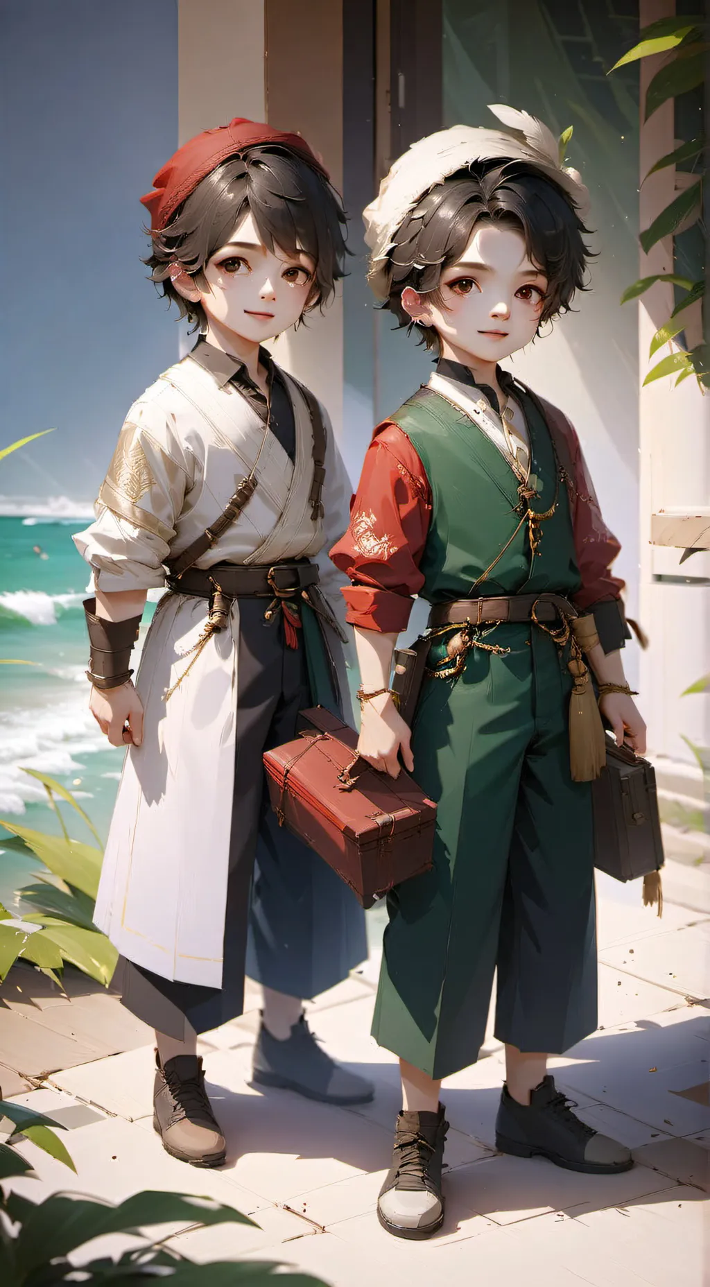 ai character: mako and bolin background