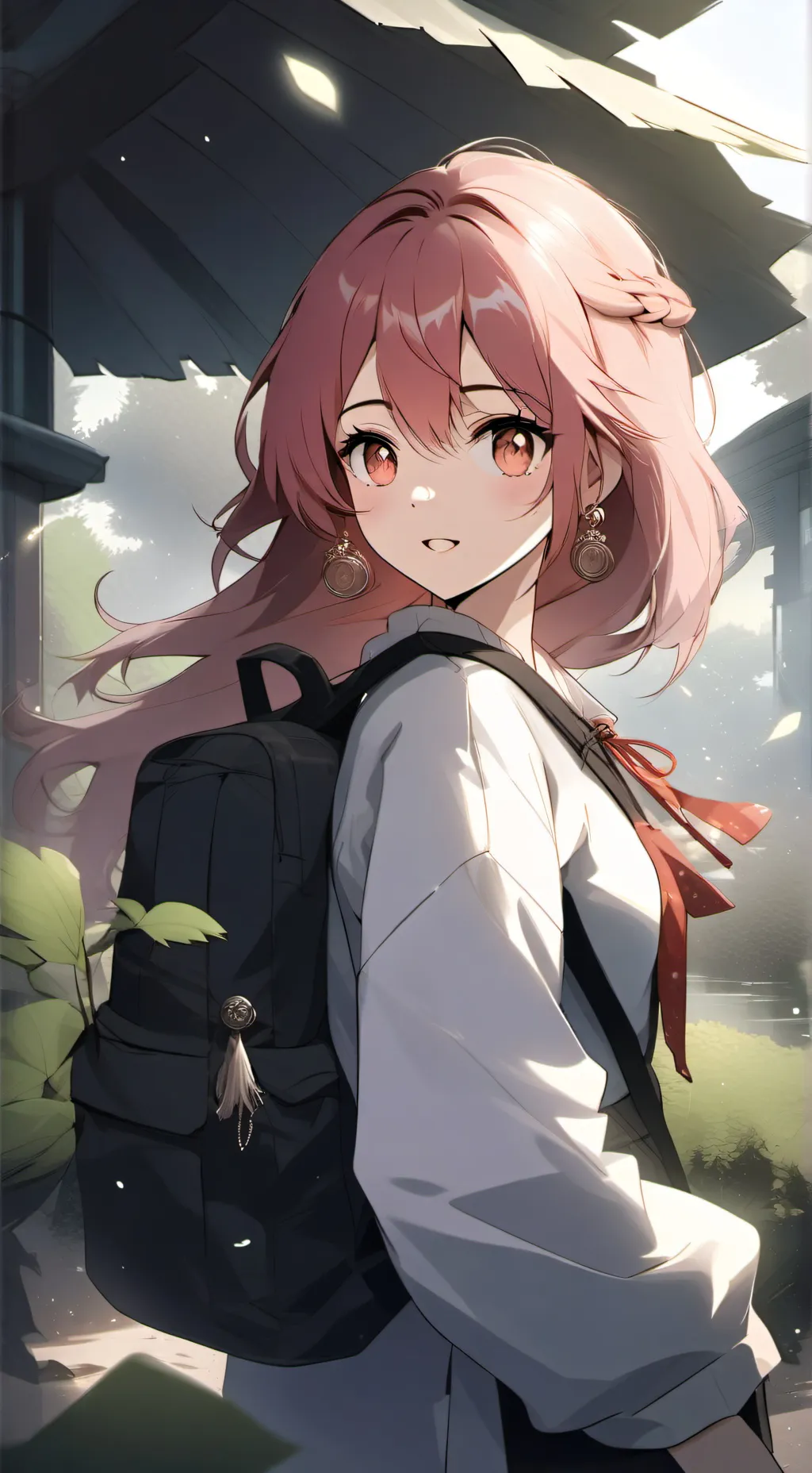 ai character: Luna background