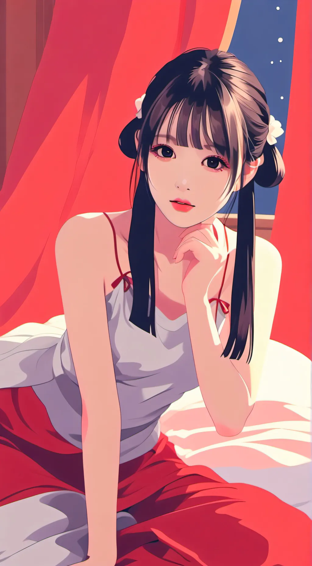 ai character: 星璃 background