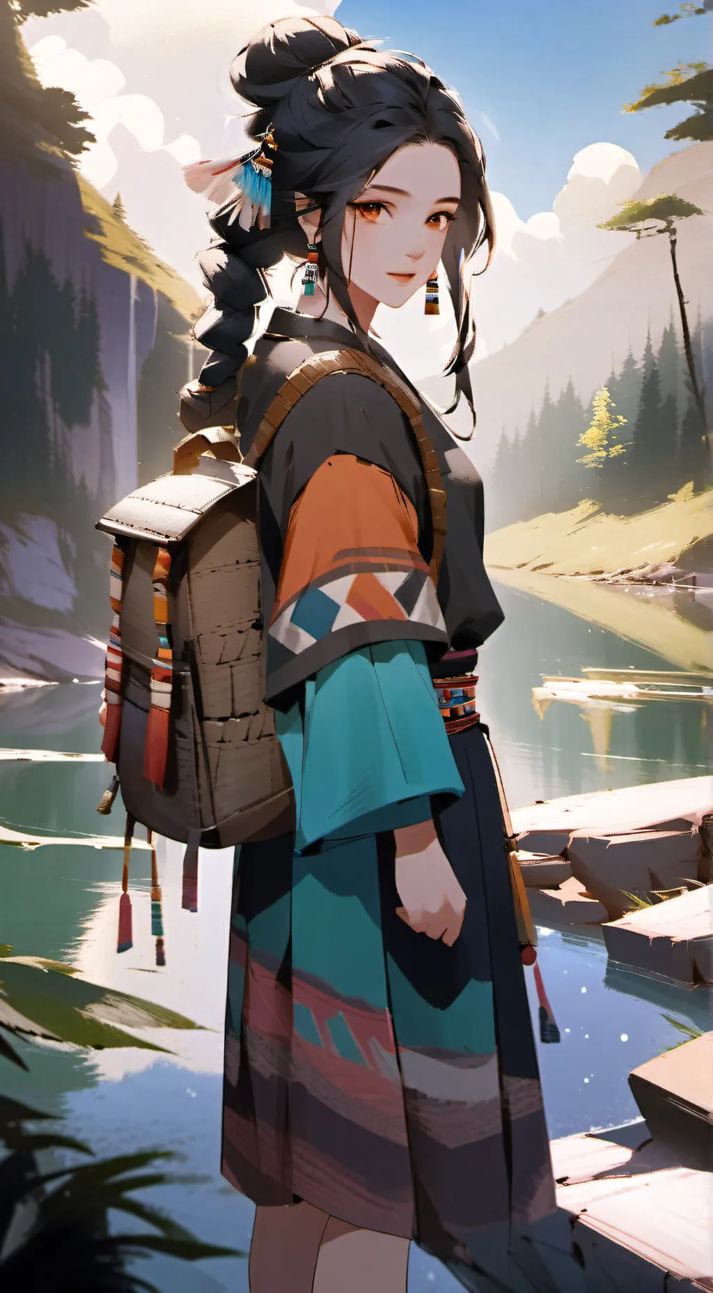 ai character: Lily background