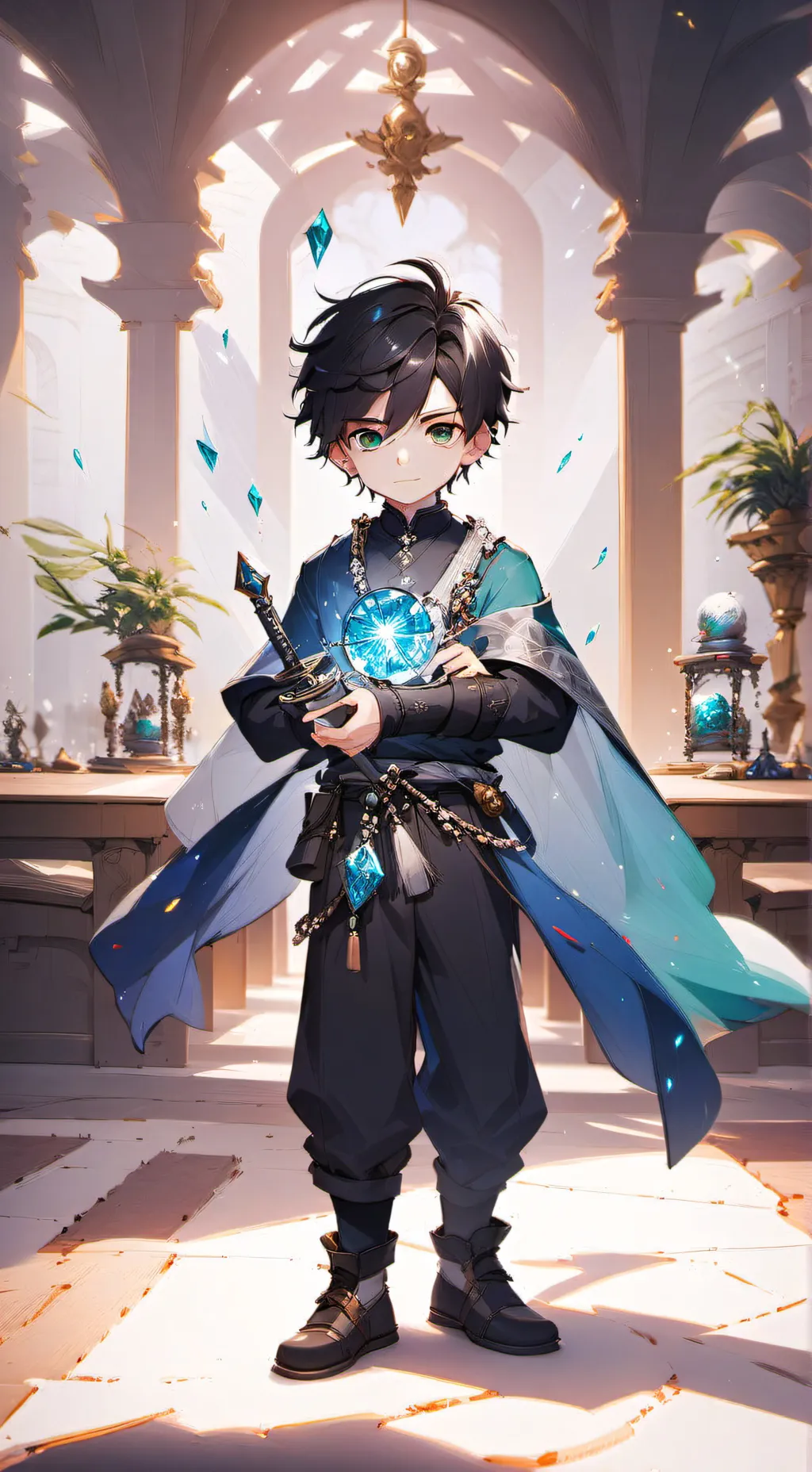 ai character: Gen and Gem background